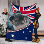 premium-blanket-australia-flag-and-coat-of-arms-blanket-koala-3d