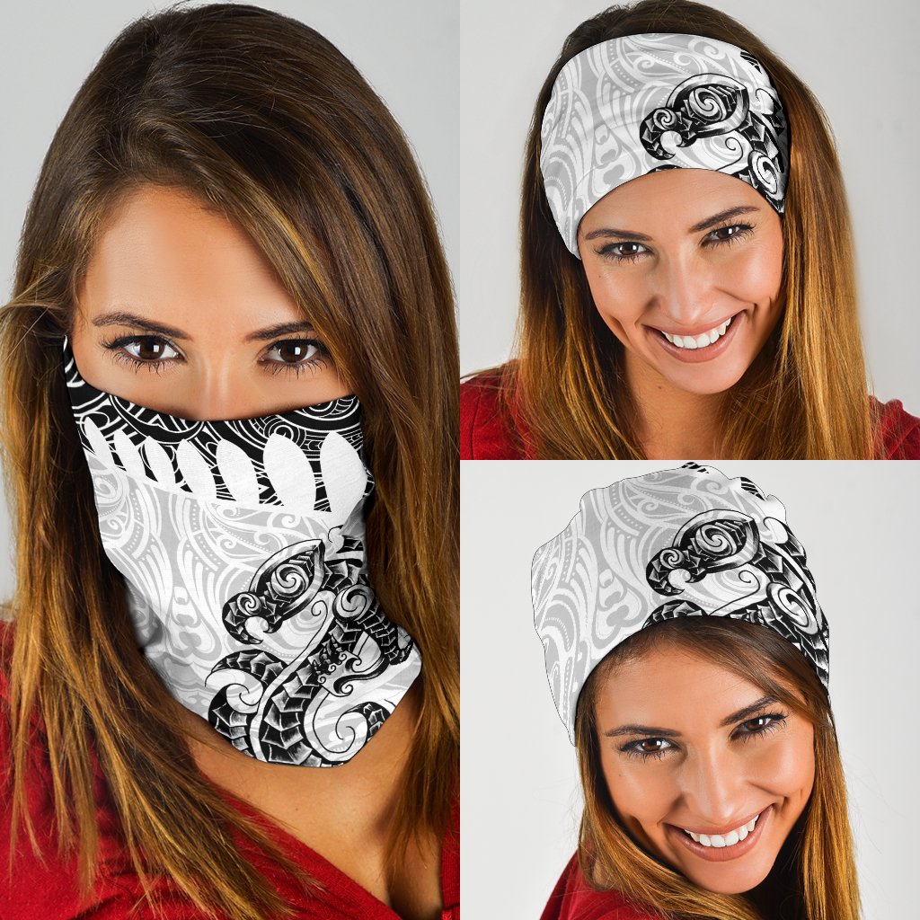 aotearoa-bandana-maori-manaia-silver-fern-white