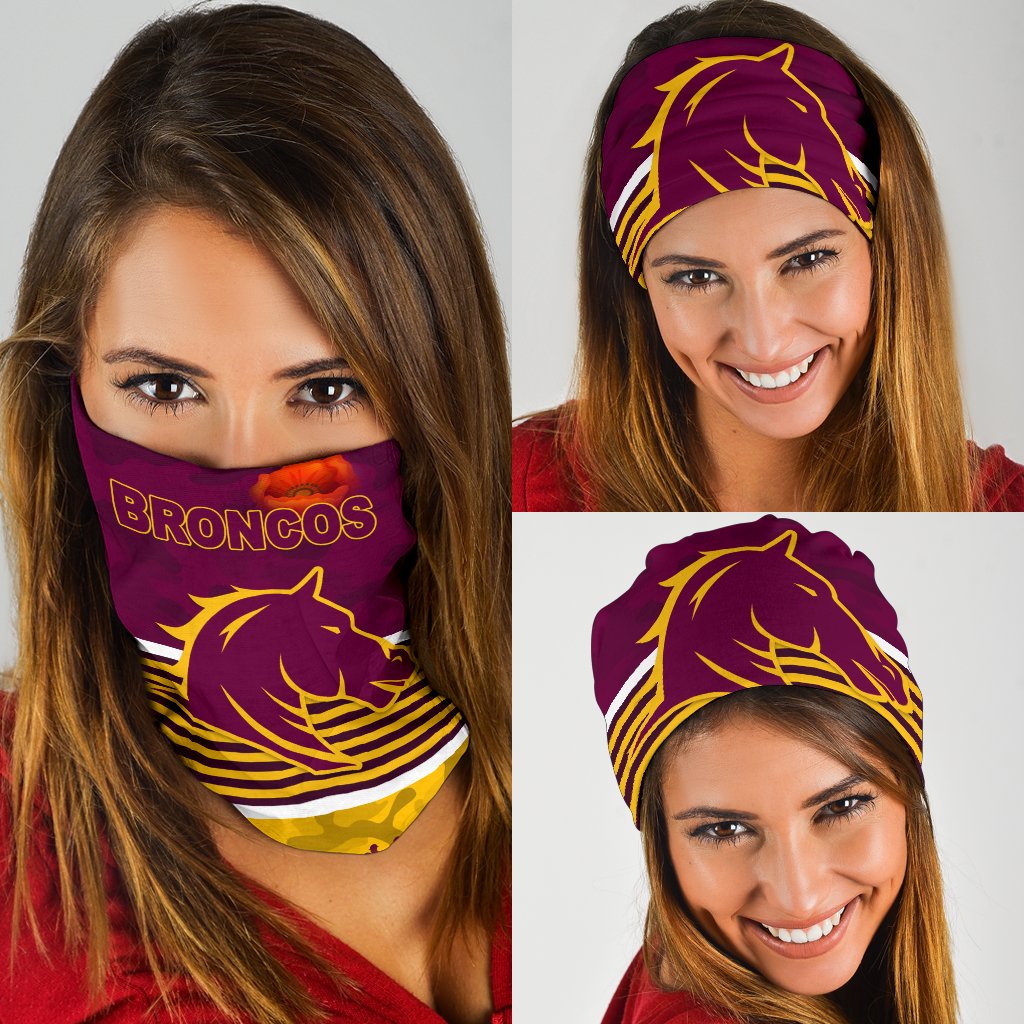 brisbane-broncos-bandana-3-pack-anzac-day-simple-style-maroon