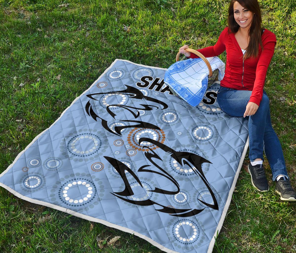 cronulla-premium-quilt-sharks-unique-indigenous