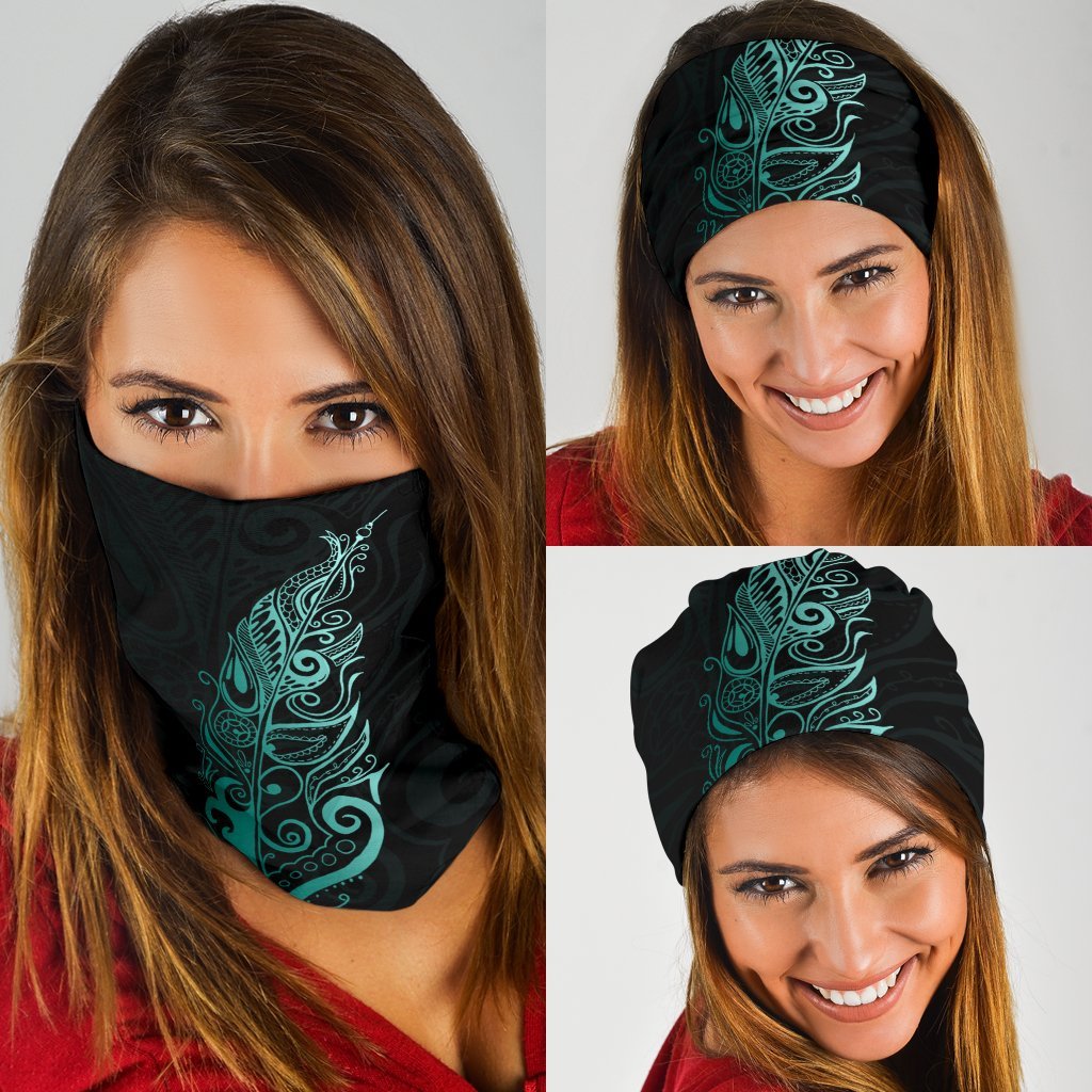 light-silver-fern-new-zealand-bandana-turquoise