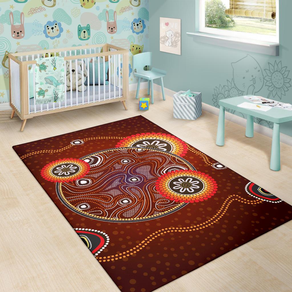 area-rug-aboriginal-dot-painting-rug-earth-ver11