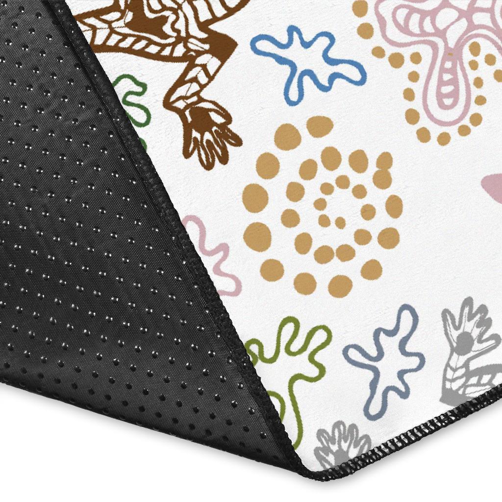 area-rug-aboriginal-dot-painting-rug-lizard