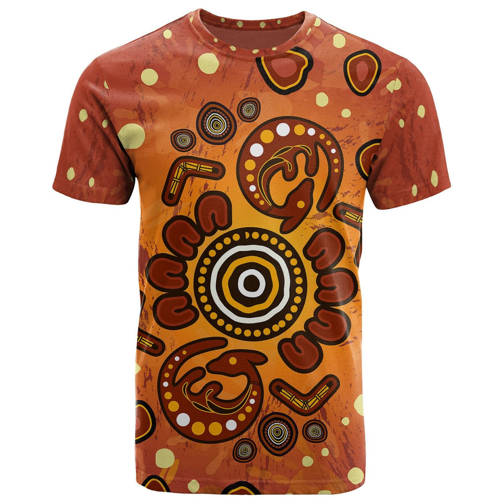 aboriginal-t-shirt-baby-kangaroo-and-dot-painting-patterns