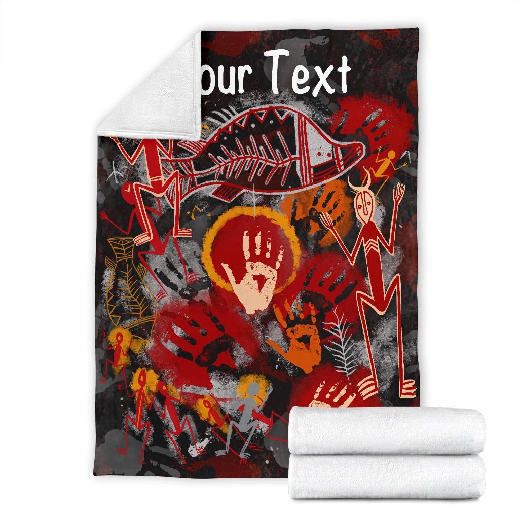 custom-aboriginal-premium-blanket-indigenous-fish-hand-art
