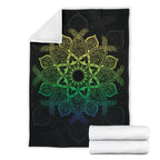 maori-mandala-blanket-green
