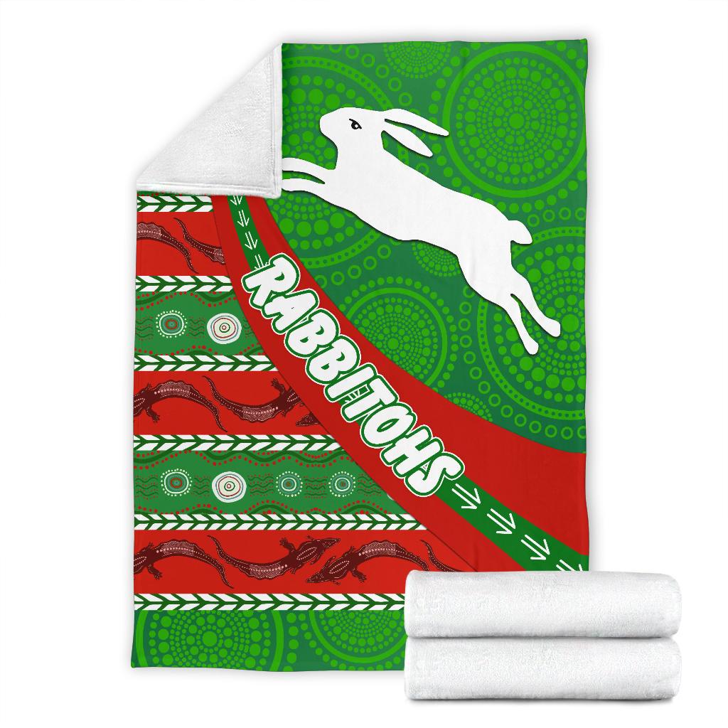 south-sydney-rabbitohs-aboriginal-premium-blanket-victorian-vibes