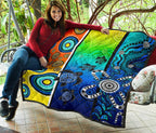 aboriginal-premium-quilt-indigenous-turtle-dot-painting-art