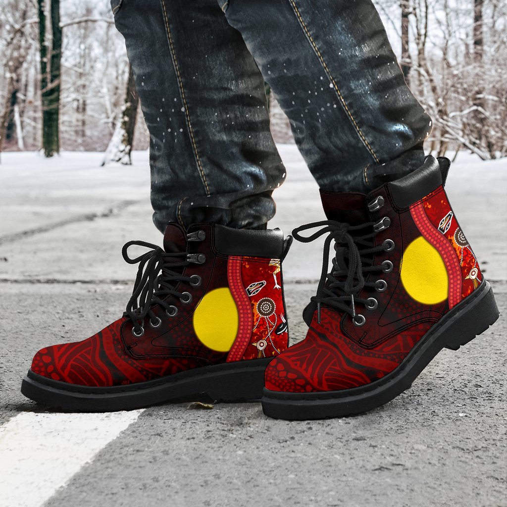 aboriginal-all-season-boots-red-indigenous-flag
