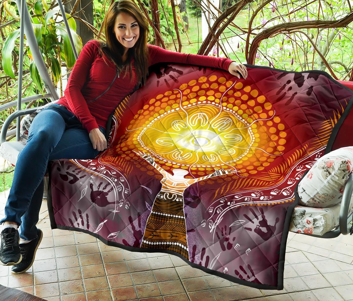 1saustralia-premium-quilt-australian-aboriginal-naidoc-week-because-of-her-we-can