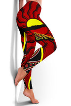 leggings-australia-aboriginal-dots-with-didgeridoo