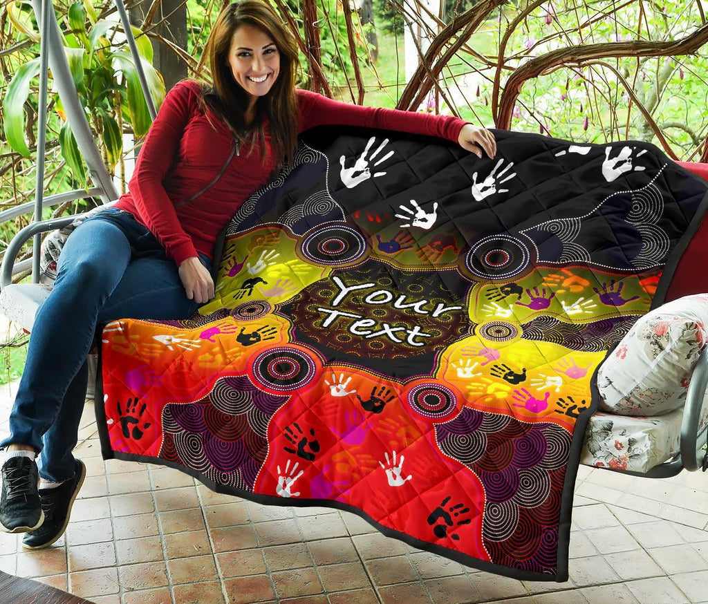 custom-aboriginal-premium-quilt-indigenous-circle-dot-painting-hand-art