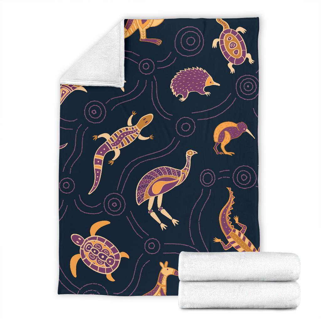 premium-blanket-indigenous-animals-patterns