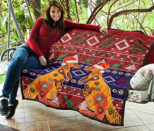 christmas-premium-quilt-mother-kangaroo-in-christmas