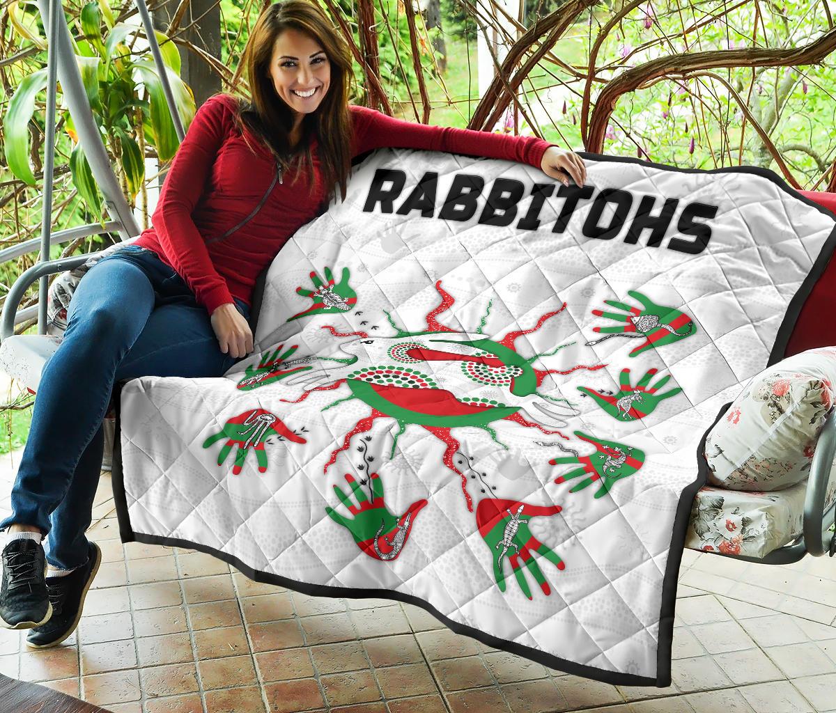 rabbitohs-indigenous-premium-quilt-animals-aboriginal