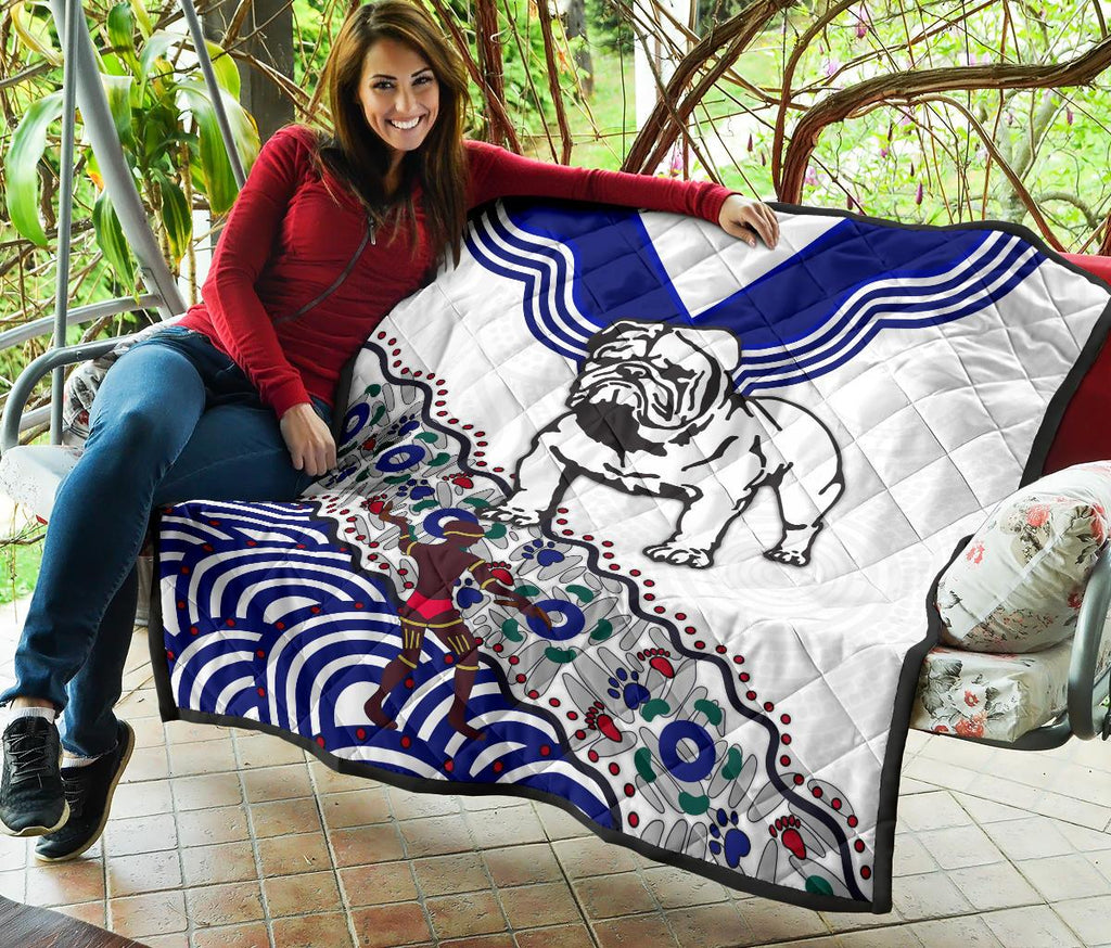 bulldogs-premium-quilt-indigenous