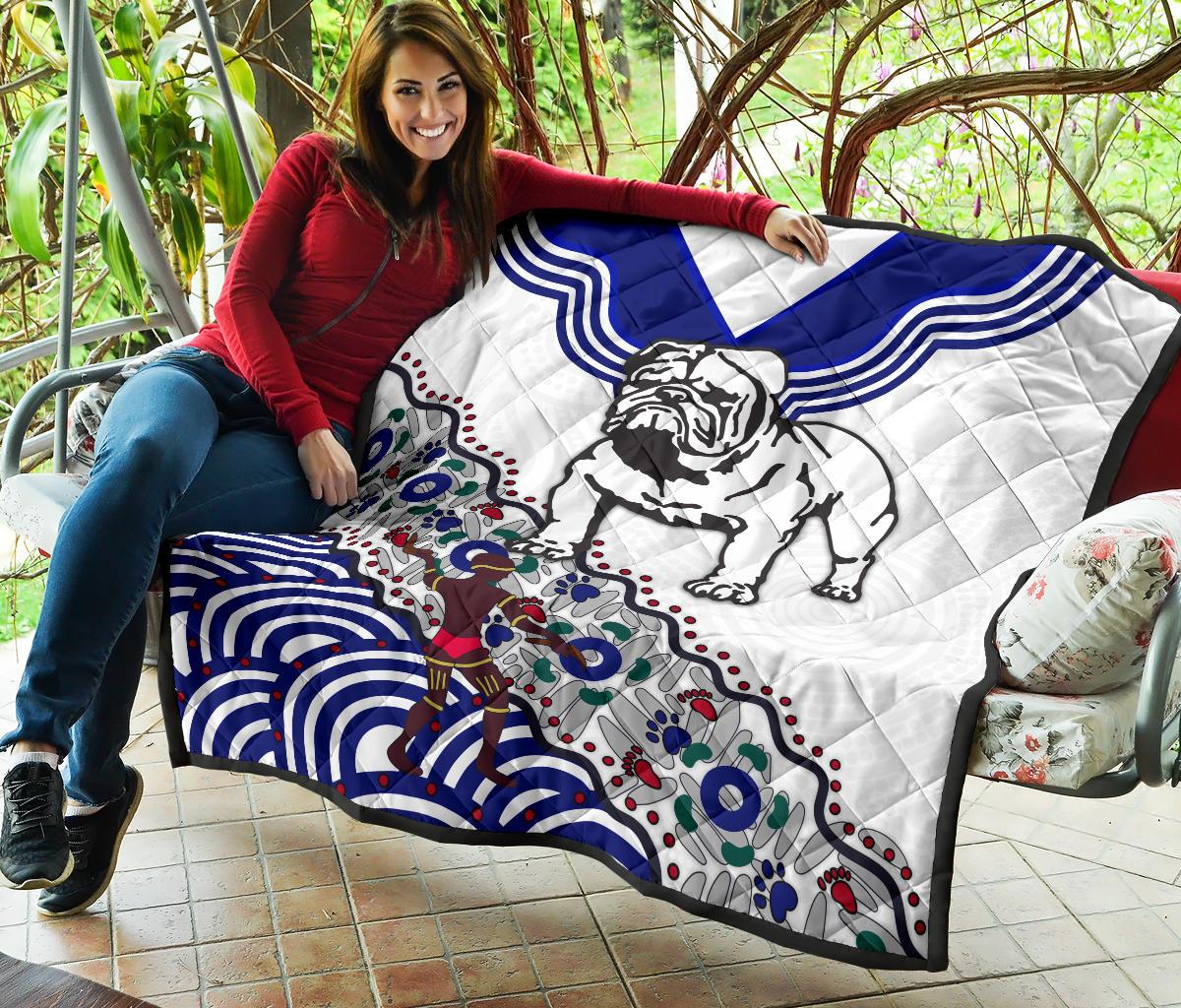 bulldogs-premium-quilt-indigenous
