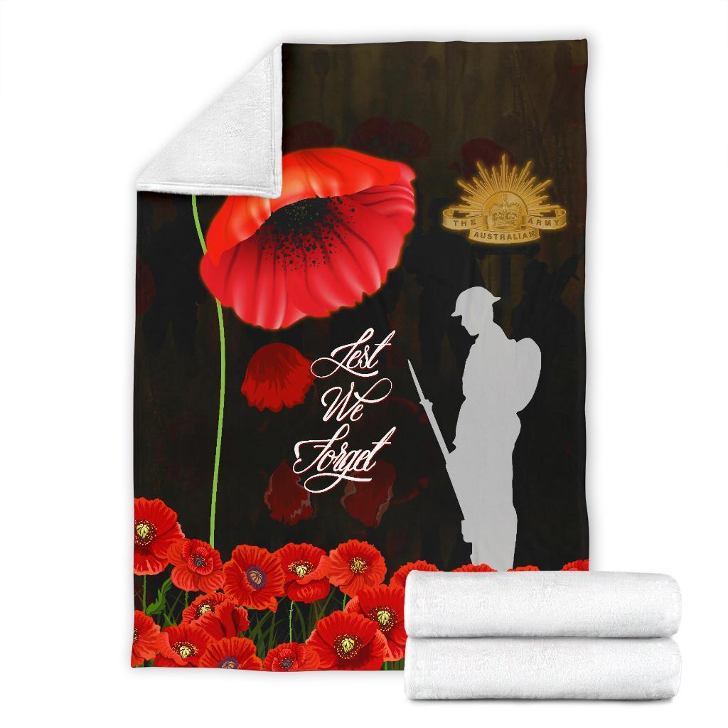 anzac-premium-blanket-remembrance-poppy-flowers
