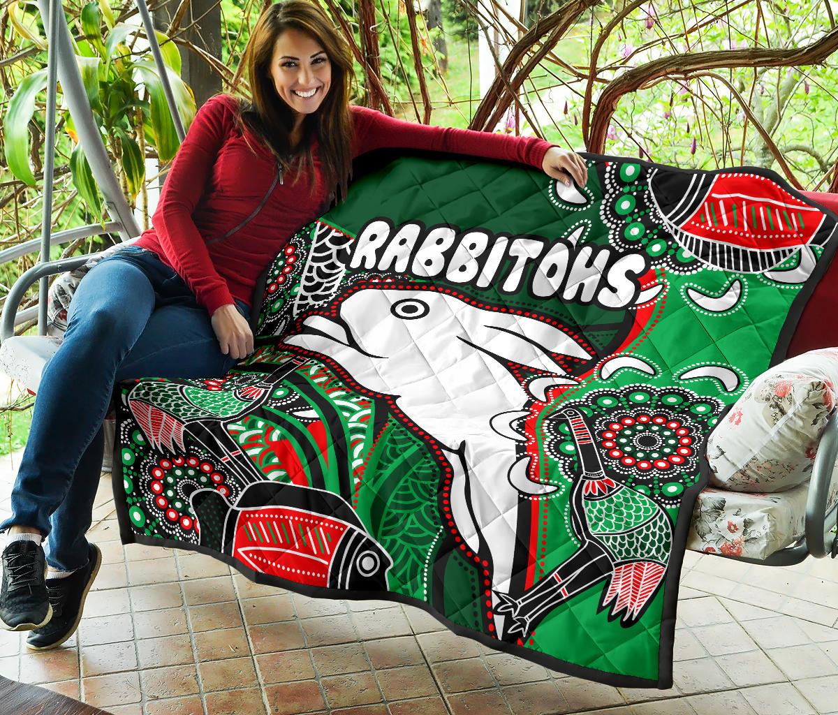 rabbitohs-premium-quilt-indigenous-survival-world