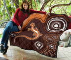 aboriginal-premium-quilt-australia-orange-lizard-aboriginal-art-1