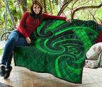 new-zealand-maori-mangopare-premium-quilt-polynesian-green