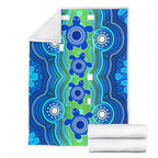 1staustrali-aboriginal-premium-blanket-aboriginal-turtle-family