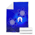 torres-strait-islanders-premium-blanket-torres-symbol-with-turtle