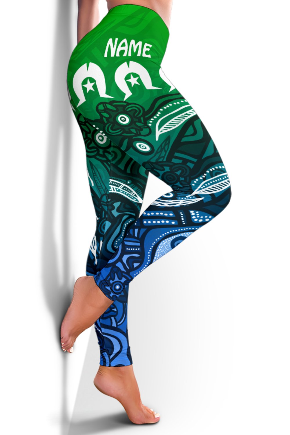 custom-torres-strait-islands-leggings-blue