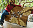 aboriginal-premium-quilt-australia-kangaroo-brown-dot-painting