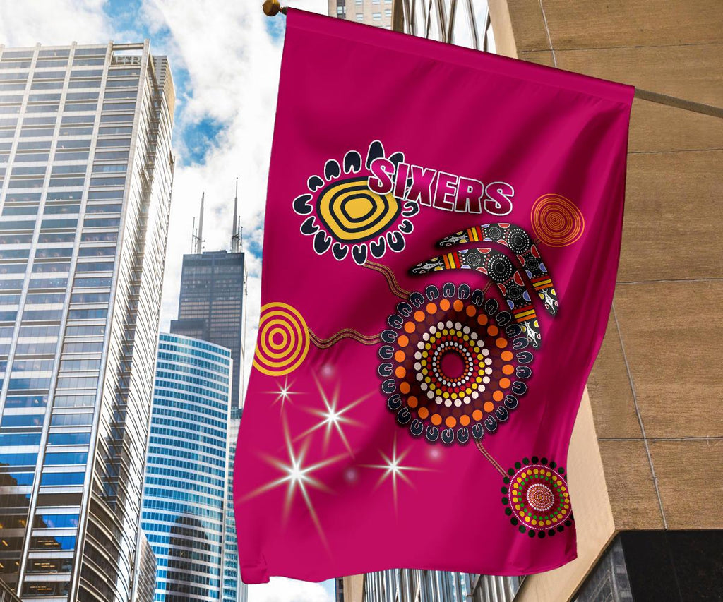 sydney-flag-sixers-indigenous-magenta