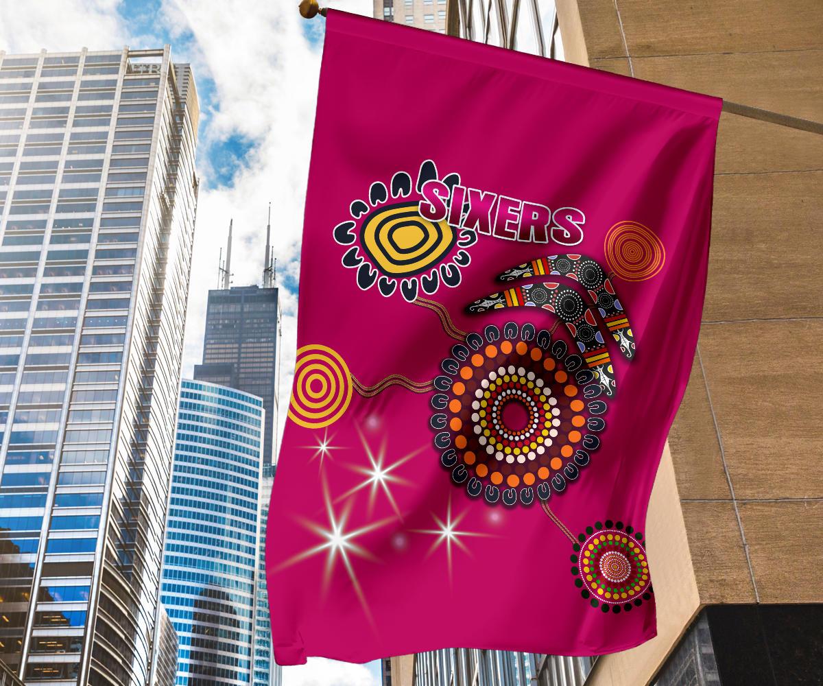 sydney-flag-sixers-indigenous-magenta