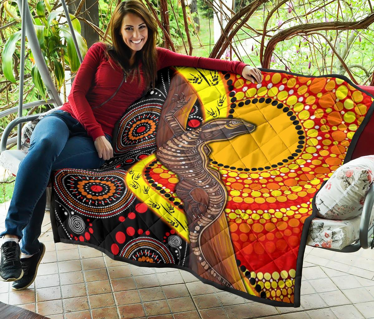 1saustralia-premium-quilt-australian-aboriginal-dot-painting-sun-and-lizard