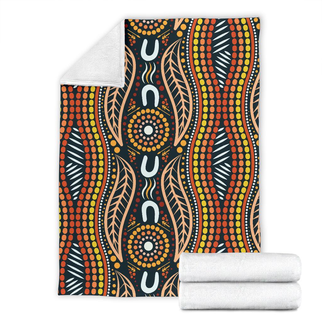 premium-blanket-indigenous-dot-painting