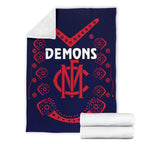 melbourne-demons-indigenous-premium-blanket-football