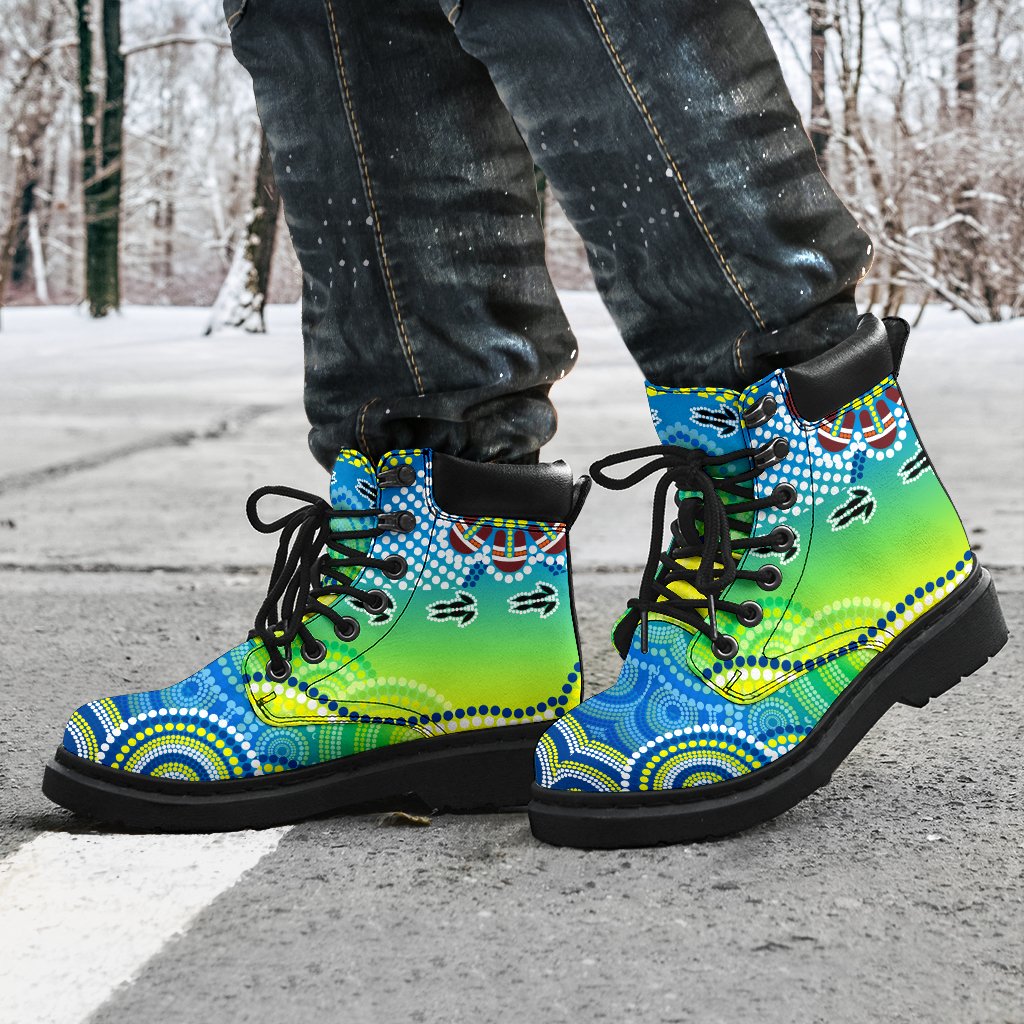 aboriginal-all-season-boots-dot-painting-indigenous-circle-patterns-ver-01
