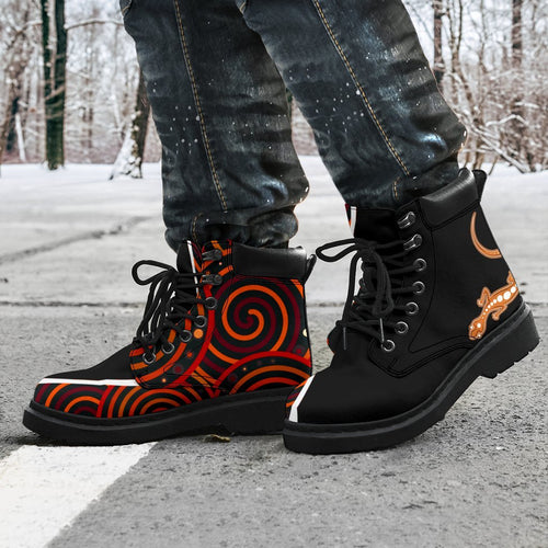aboriginal-all-season-boots-indigenous-lizard-dreaming