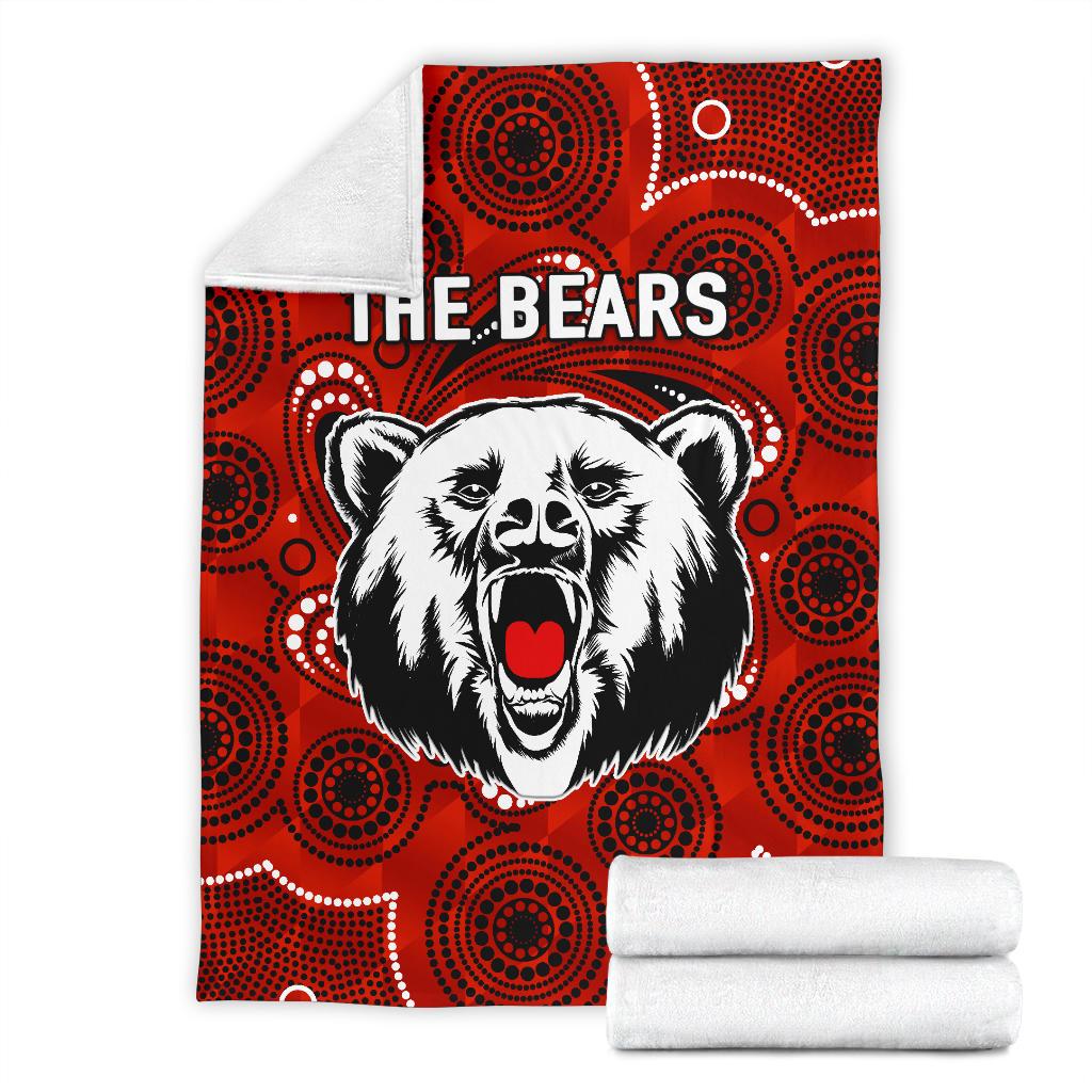 north-sydney-premium-blanket-the-bears-indigenous
