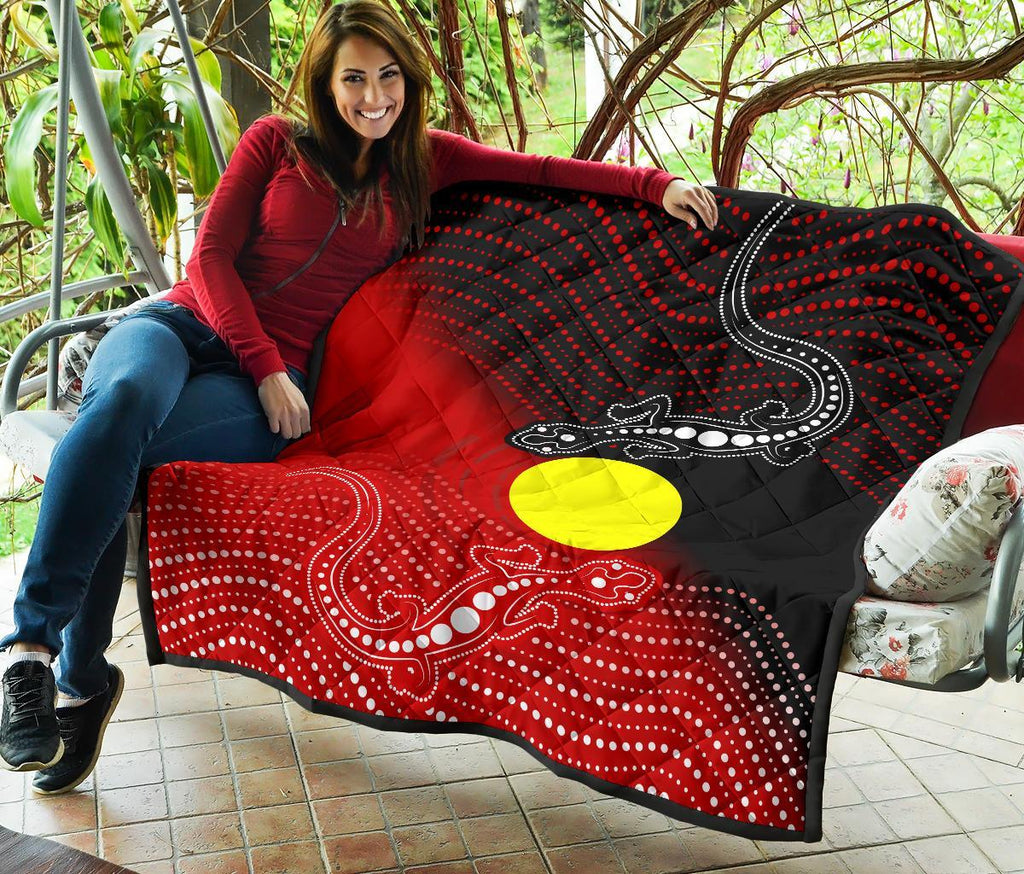 aboriginal-premium-quilt-two-indigenous-lizard
