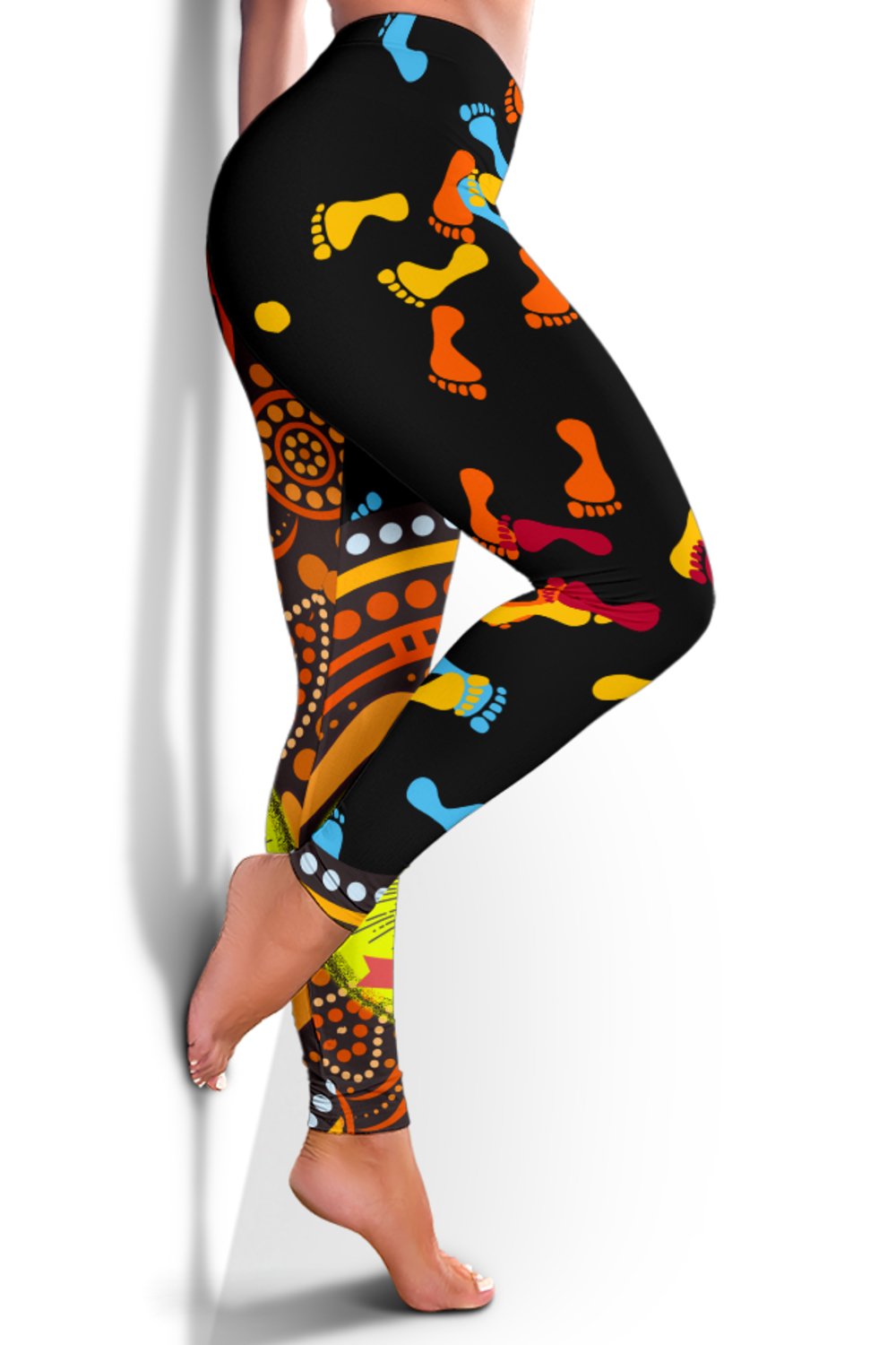 leggings-aboriginal-style-flag-dot-painting