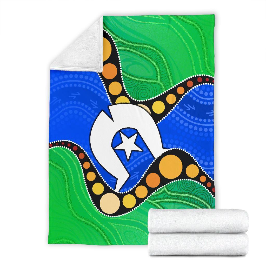 torres-strait-islands-premium-blanket-flag-with-aboriginal-patterns