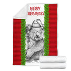 christmas-premium-blanket-merry-christmas-koala