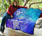 aboriginal-premium-quilt-sea-turtle-with-indigenous-patterns-blue
