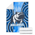 bulldogs-premium-blanket-indigenous-snappy