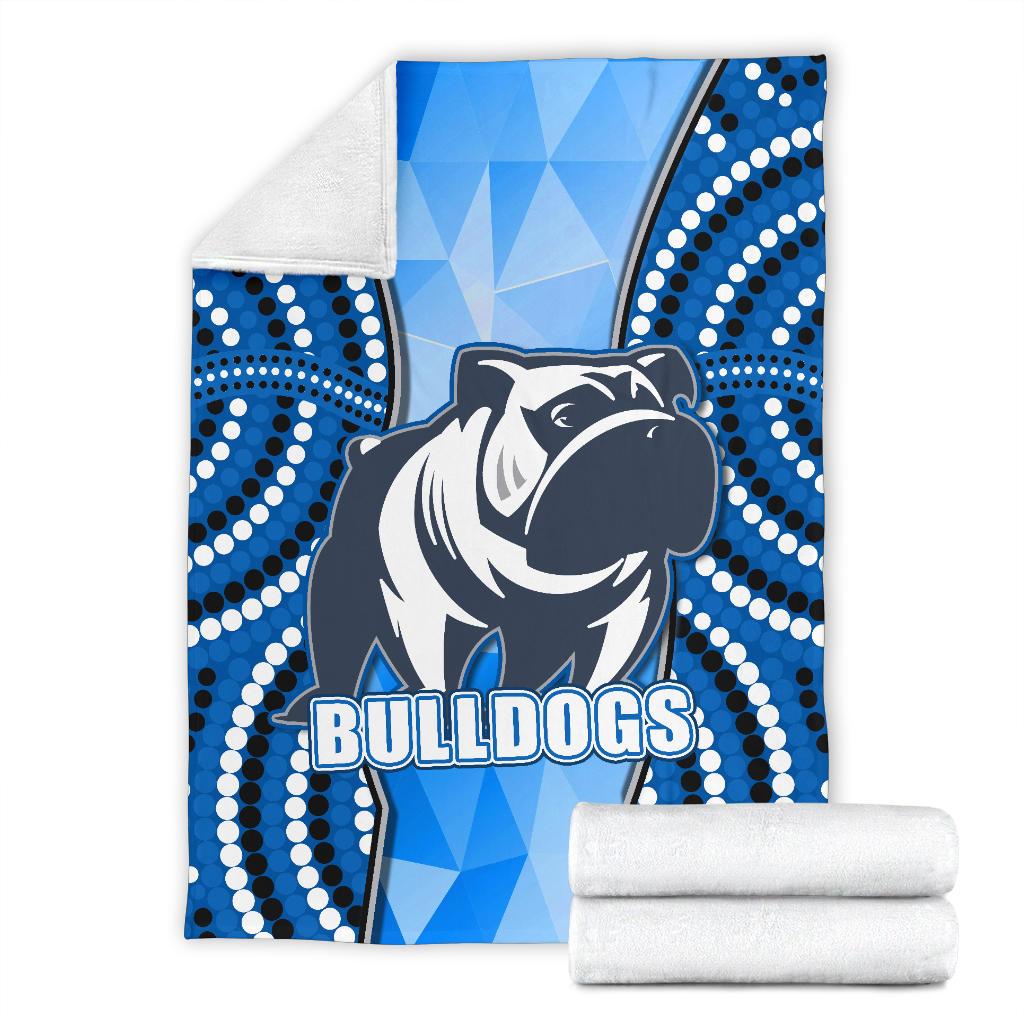 bulldogs-premium-blanket-indigenous-snappy