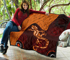 aboriginal-premium-quilt-lizard-in-aboriginal-dreaming