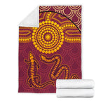 aboriginal-premium-blanket-aboriginal-snake-and-alligator
