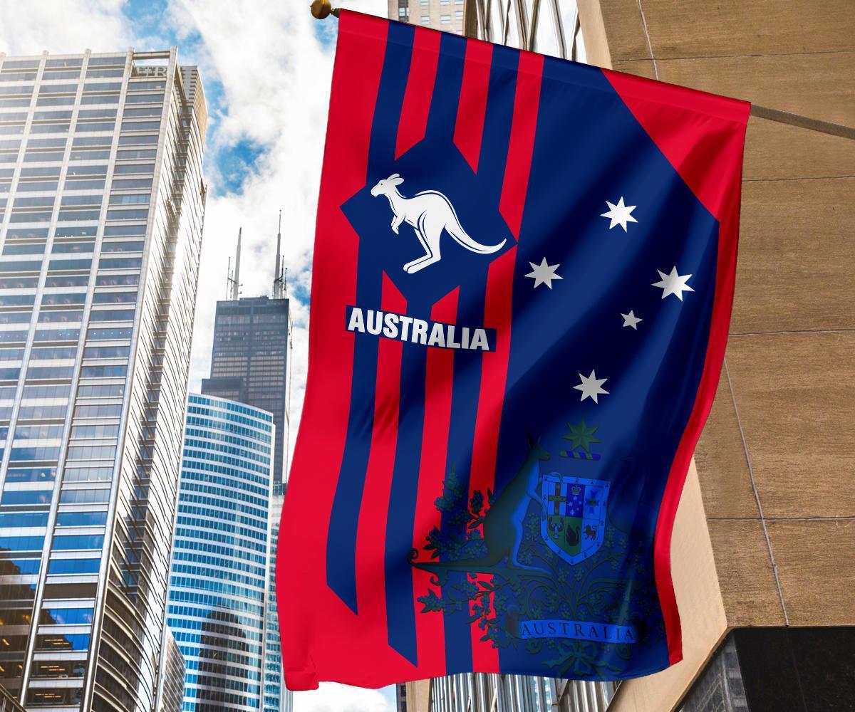 flag-australia-kangaroo-sign-national-color