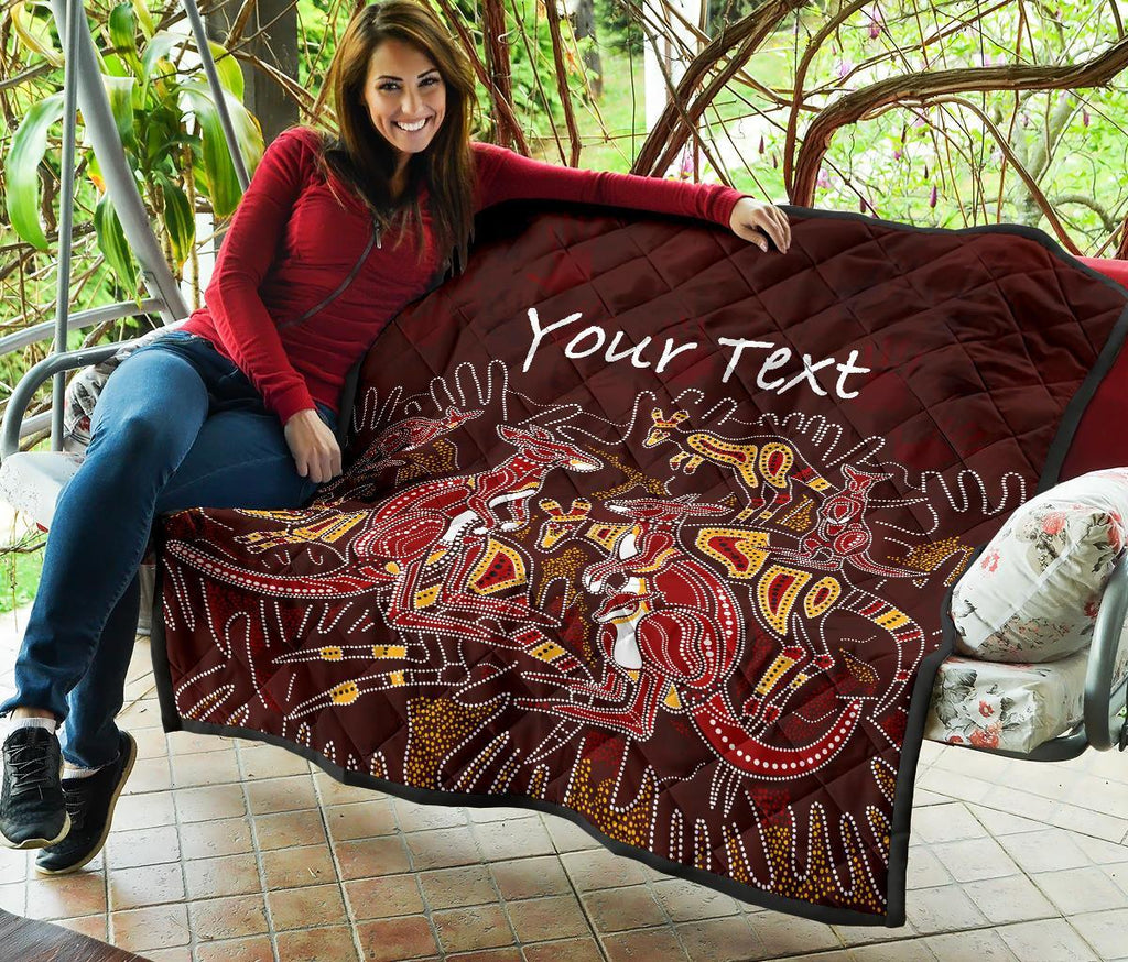 custom-aboriginal-premium-quilt-kangaroo-family-with-hand-art