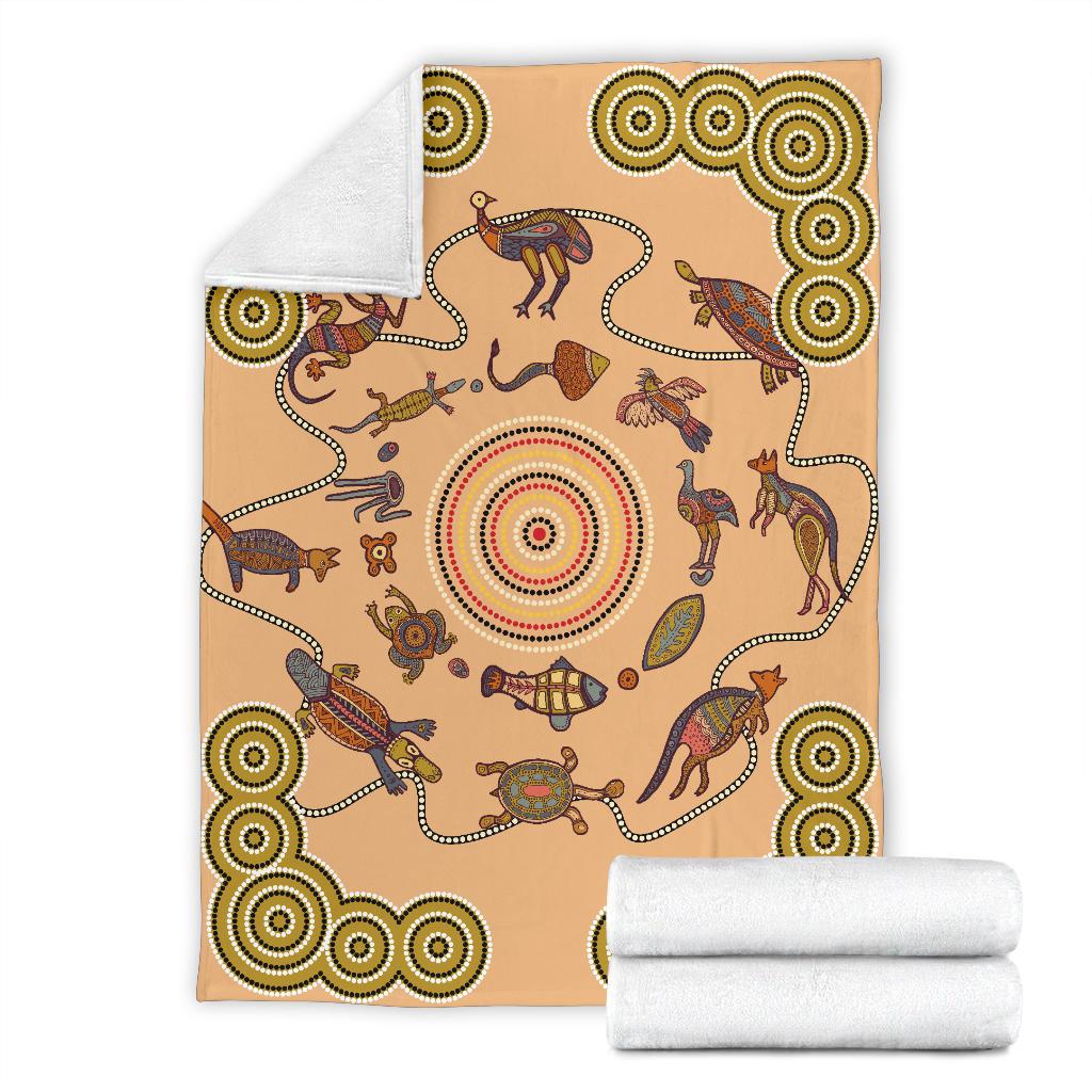 premium-blanket-aboriginal-dot-painting-blanket-australian-animals