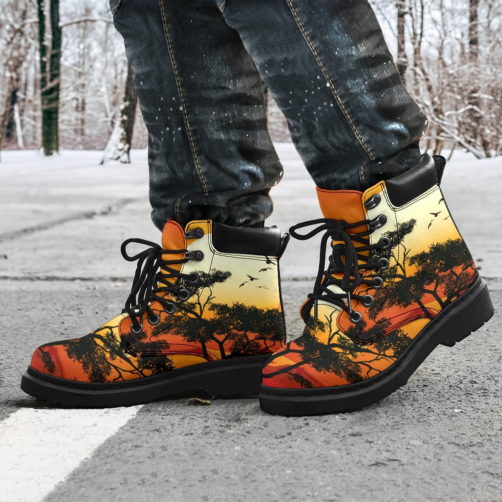 all-season-boots-sunset-and-tree-in-australia